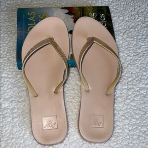 Reef Tan Flip Flop Size 8-9